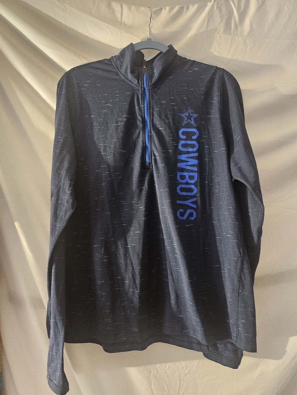 Blue Nike Dri-Fit Dallas Cowboys Pullover Long Sleeve Women's Size Xl